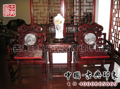 红木家具座椅一对