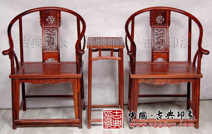 红木家具酸枝圈椅
