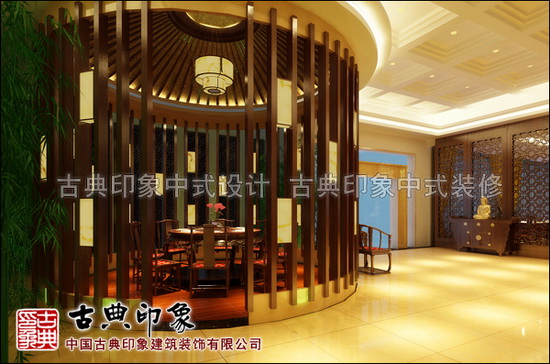 江南会所中式装修 会所经典设计