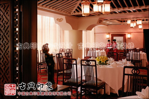 古香古色的酒店会所吊灯设计